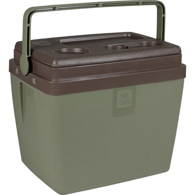 caixa-termica-bel-26l-araguaia-ate-35-latas-verde-e-marrom-1