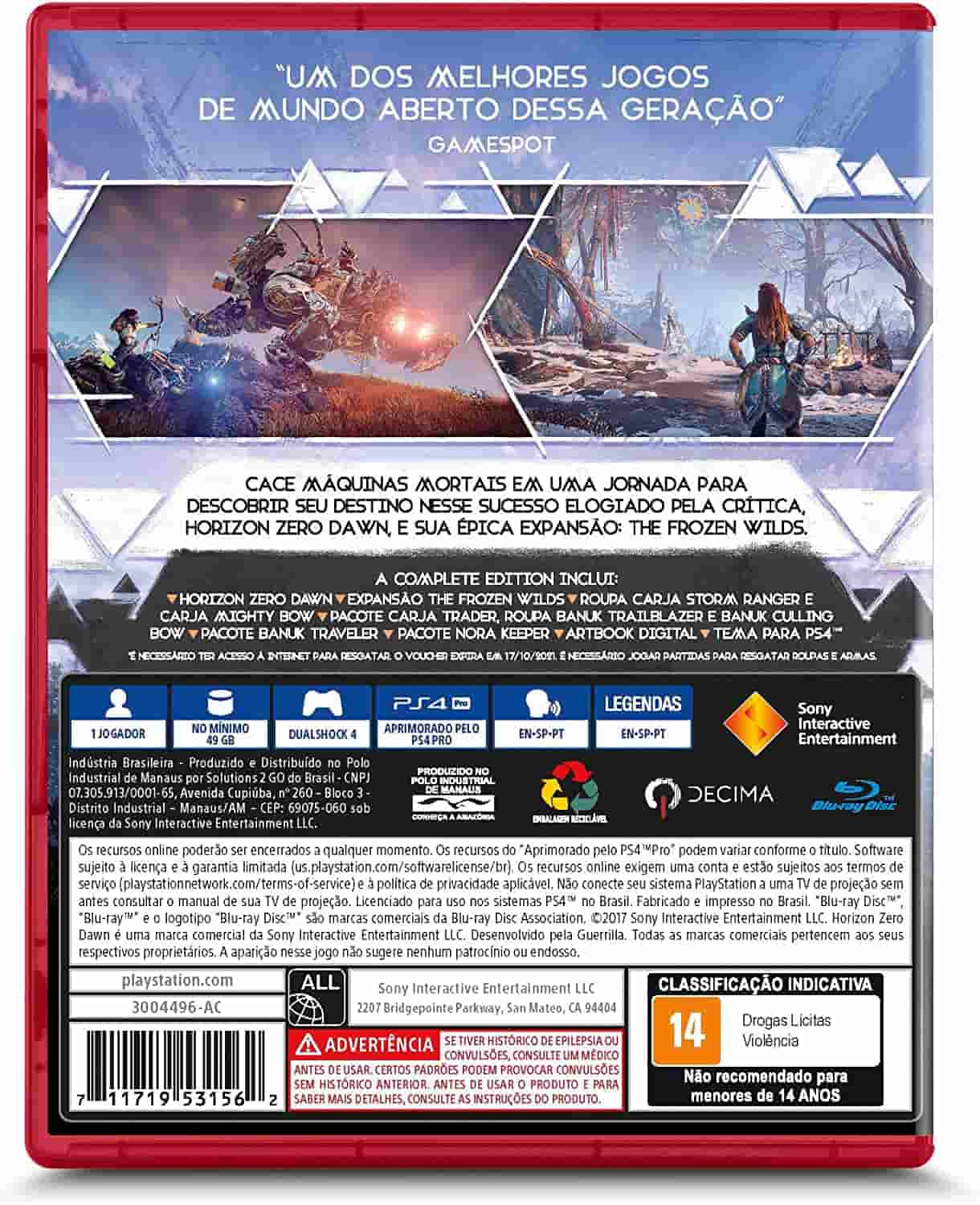 Horizon Zero Dawn: Complete Edition - RIOS VARIEDADES