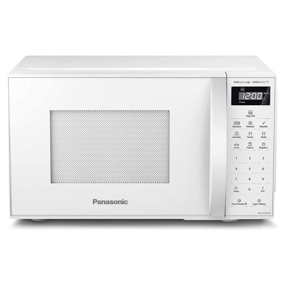 Outlet - Forno Micro-Ondas Panasonic 21L NN-ST25LWRU Branco 220V Menor preço em Outlet - Forno Micro-Ondas Panasonic 21L NN-ST25LWRU Branco 220V