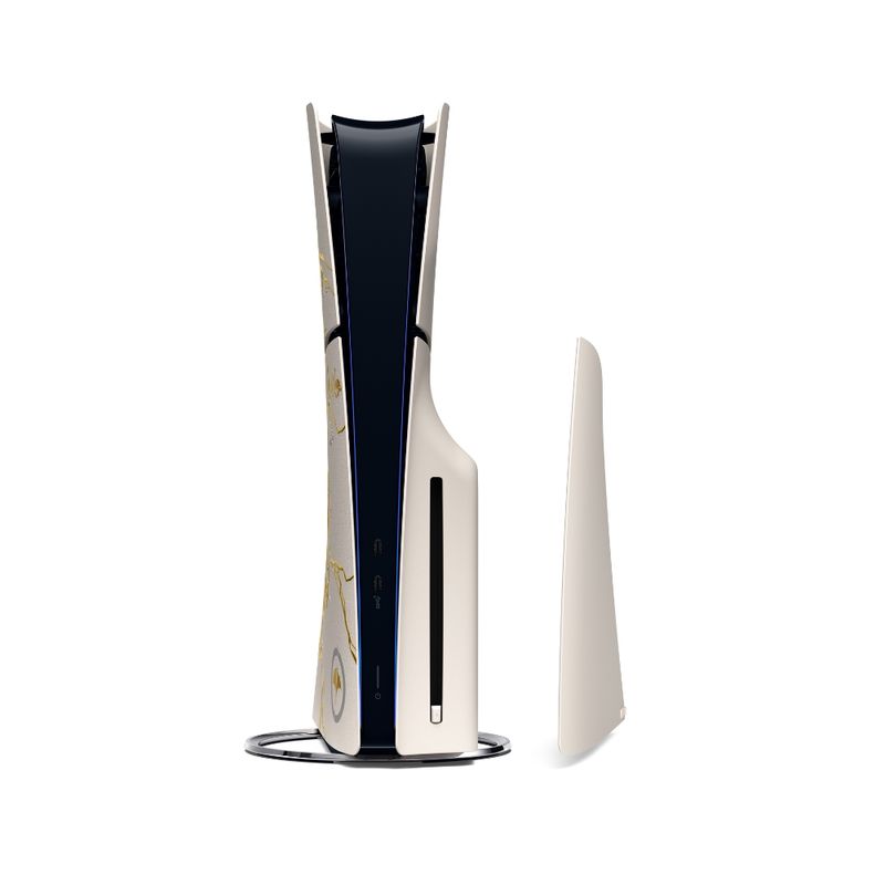 tampa-do-console-ps5-slim-fisico-edicao-limitada-ouro-ghost-of-yotei-sony-5